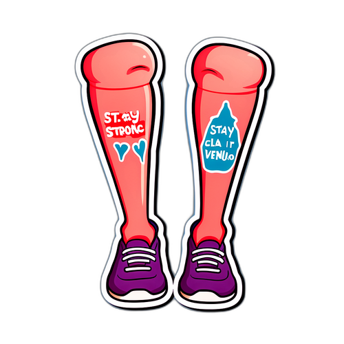 Sticker ya Miguuni Inayoonyesha Kuthibitisha Uwezo