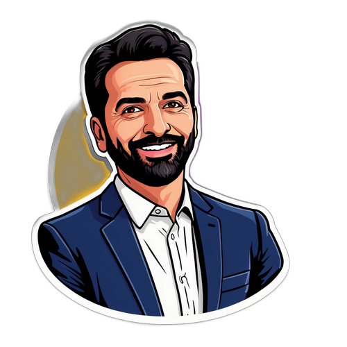 Στικερ του Γιώργου Παπαστεφάνου ως παρουσιαστής