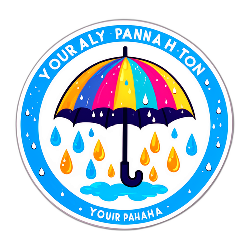 Masayang Sticker ng Panahon