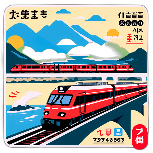 JR東海時刻表のアートデザイン