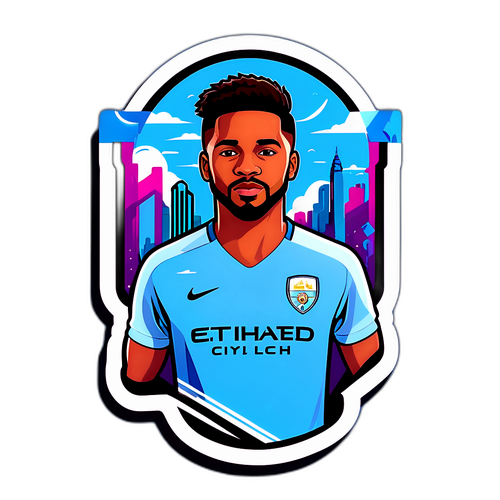Sticker wa Kisasa wa Man City