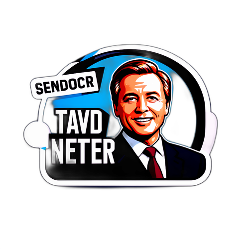 TV2 Nyheter Klistremerke