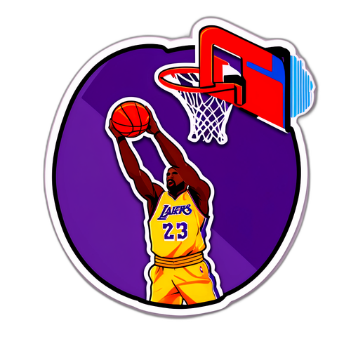 Stiker NBA: Pemain Mengetuk Jaring