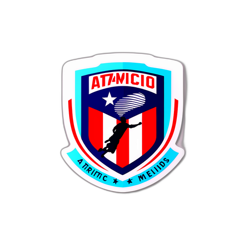 Rekaan Minimalis Logo Atlético Madrid