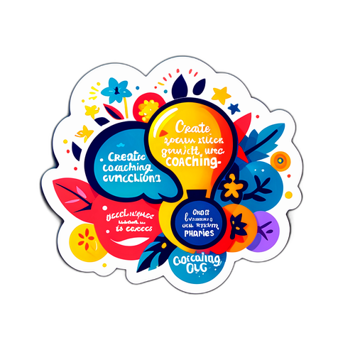 啟發成長的輔導主題貼紙