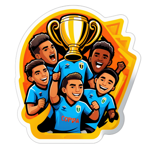 Trofeo Copa Libertadores con Giocatori