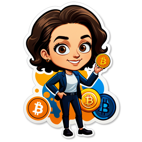 Meet the Crypto Duo: Sam & Caroline's Wild Adventure in the Cartoon World of Cryptocurrency!