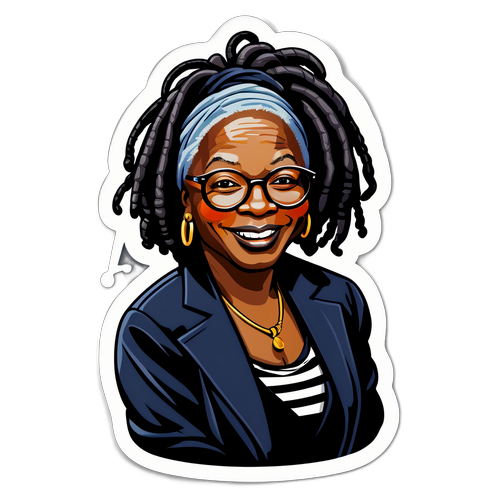 Whoopi Goldberg Iconic Illustration