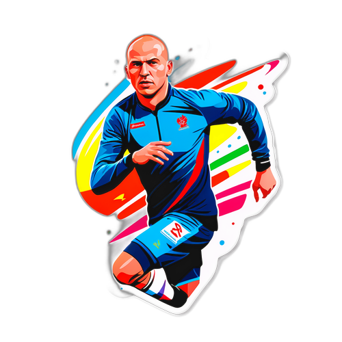 Minimalist portret Bartosza Kownackiego w akcji