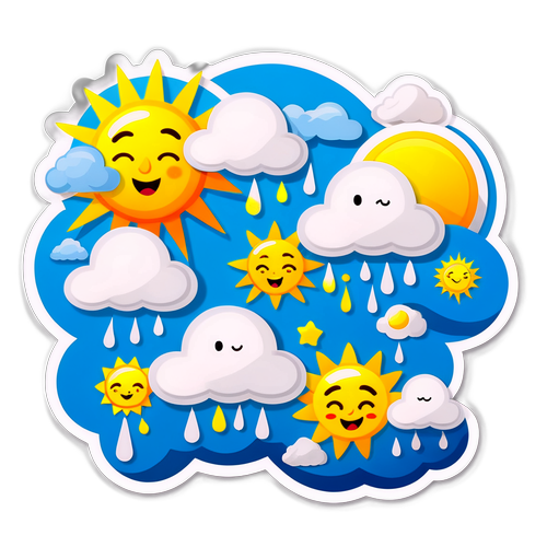 Humorvolle Wettervorhersage für morgen