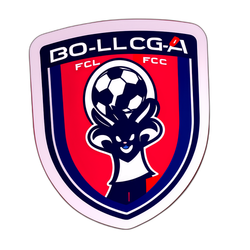 बोलोग्ना एफसी स्पोर्ट्स स्टीकर