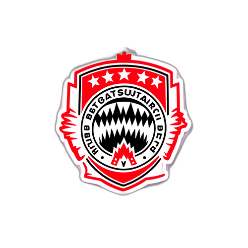สติกเกอร์เกมสำคัญระหว่าง VfB Stuttgart และ Bayern Munich