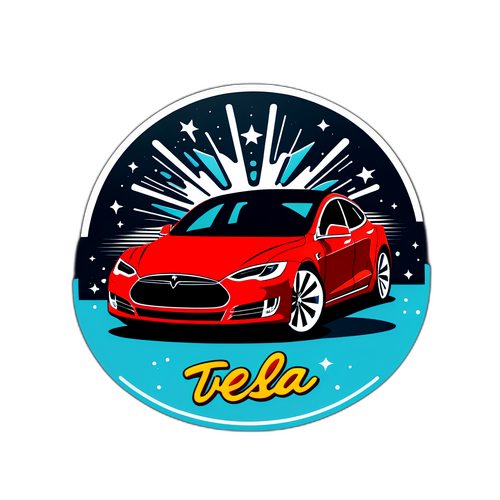 Tesla-asiakkaille suunniteltu energinen tarra