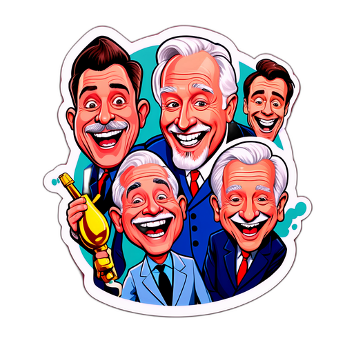 Sticker Umoristico ispirato a 'Le Iene'