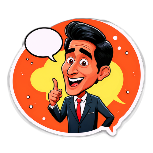 Karikatur Komedik Aasif Sheikh