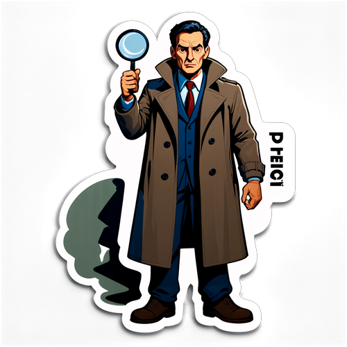 Dept Q - Mysterious Spionasje Sticker