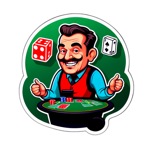 베트365 테마 도박 캐릭터 스티커