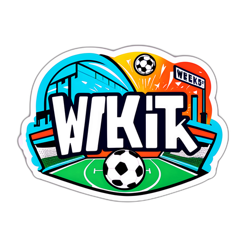 Whit Weeks Football Sticker