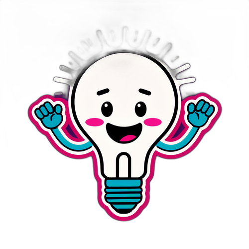 Unik lyspærefigur som symboliserer ideer og kreativitet