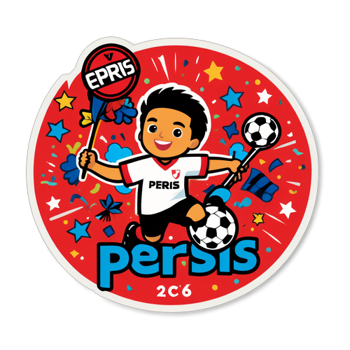 Sorak Sorai Sepak Bola! Meriahkan Pertandingan Persis vs PSS dengan Stiker Keceriaan Ini!