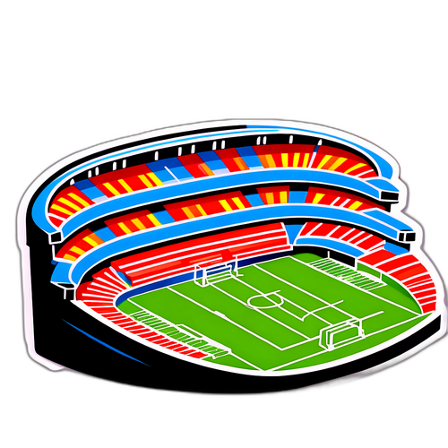 A Paixão do Futebol em um Estádio Lotado