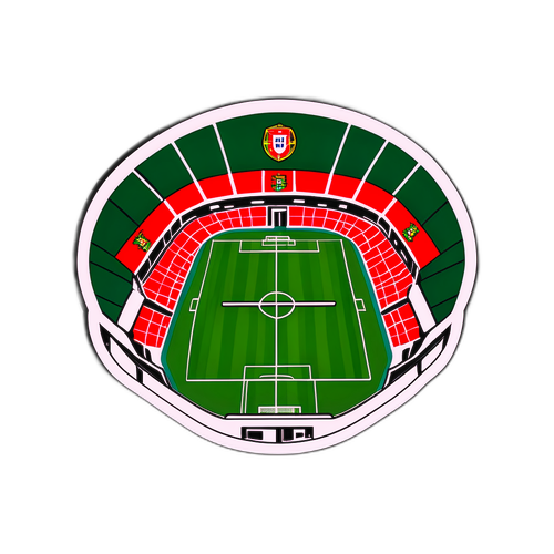 Ikonisk stadionbillede af Portugal FC