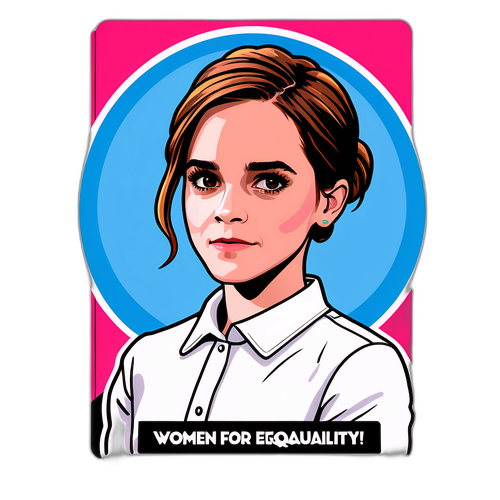 Emocjonalna naklejka z Emma Watson