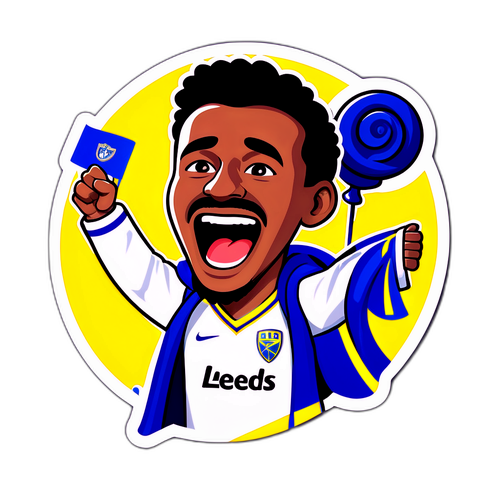 Fodboldfan Hejser For Leeds