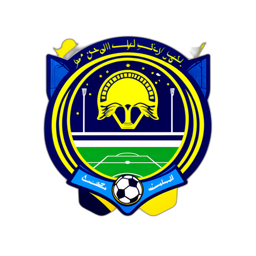 阿爾納斯爾對阿爾塔旺足球賽典型場景貼紙