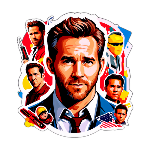 Ryan Reynolds Kulturelle Collage