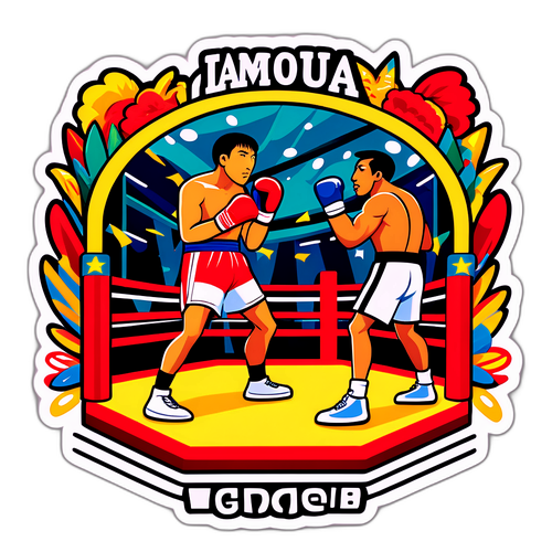 Dramatic Boxing Showdown