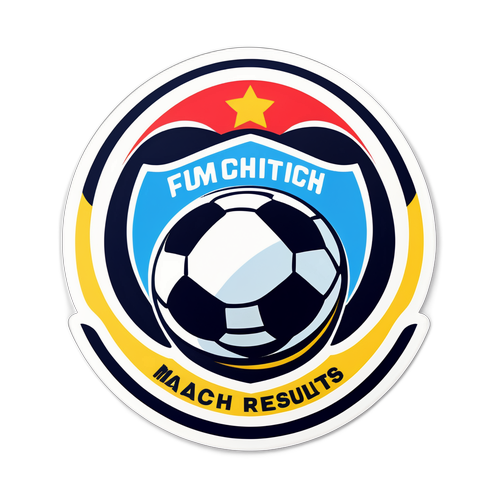 สติกเกอร์ประกาศผลการแข่งขันฟุตบอล
