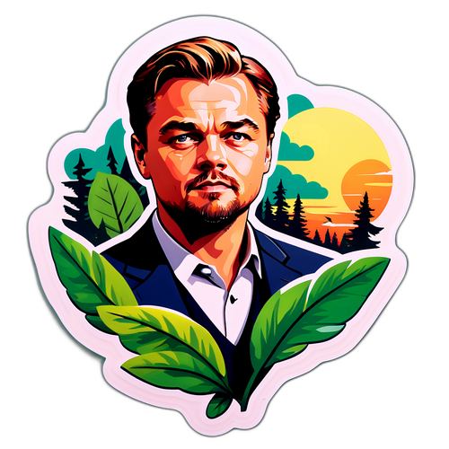 Leonardo DiCaprio z naturą, zachęcający do ochrony środowiska