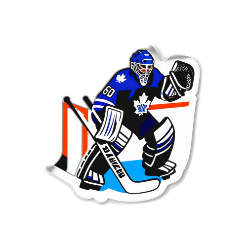 Dynamic Goalie Sticker: Maple Leafs vs Islanders
