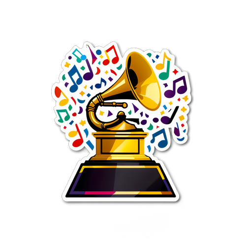 Sticker ya Tuzo ya Grammy 2025