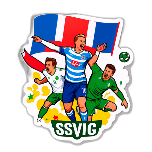 Sticker meczu Slovacja vs. Irlandia Północna