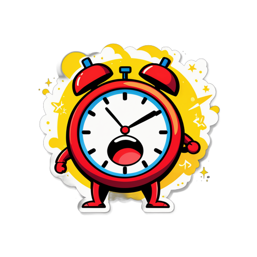 ऊर्जा और उत्साह के साथ जगाने वाला अलार्म घड़ी का पात्र