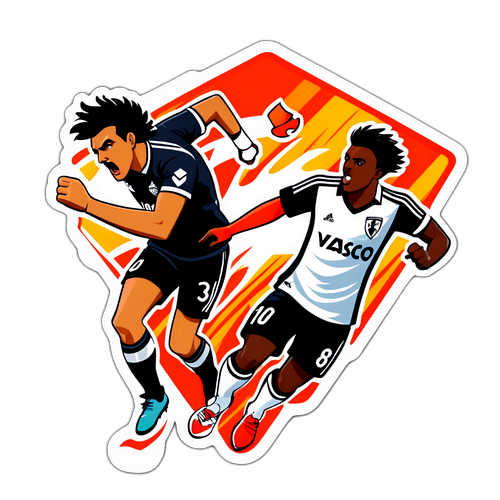 Pertandingan Ketat Antara Pemain Mirassol dan Vasco