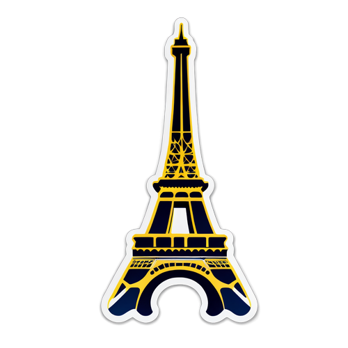 Paris Saint-Germain: Legend Meets Icon – Eiffel Tower and Club Glory Unite in Stunning Design!