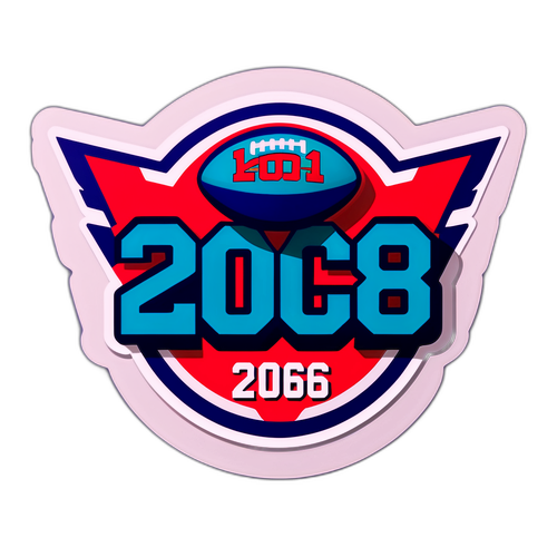 Nowoczesny Projekt Naklejki na Super Bowl 2026