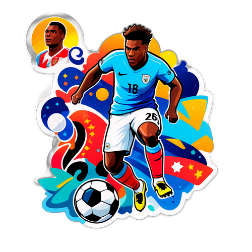 Adesivo Estilizado da Capa do EA FC 26