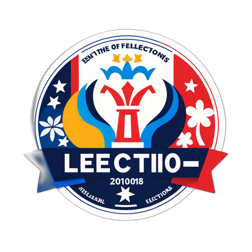 Wahlkampfaufkleber für die Niederlande