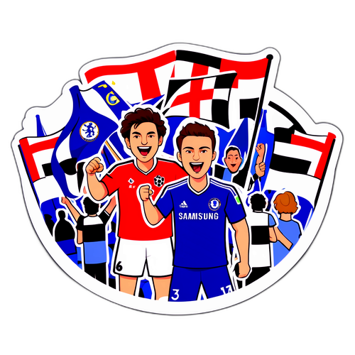 Sticker ya Mchezo wa Soka