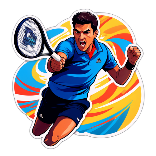 Energi fra Carlos Alcaraz i tennis