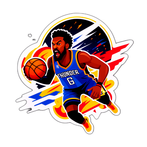 Thunder vs. Rockets Game Intensity Sticker