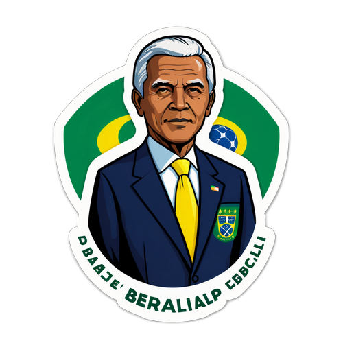 Adesivo do presidente da CBF