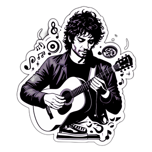 Fabrizio Moro con chitarra