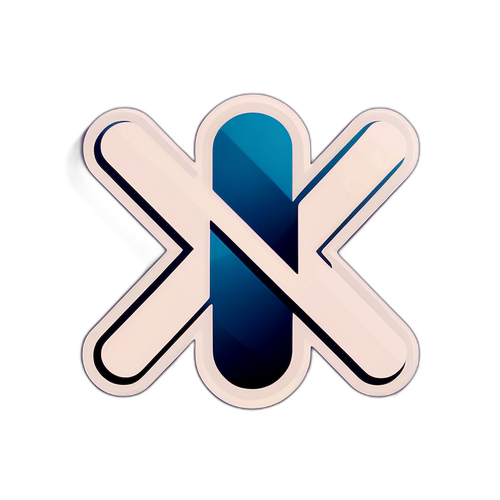 Simbol stilizat 'X' pentru alegeri și decizii