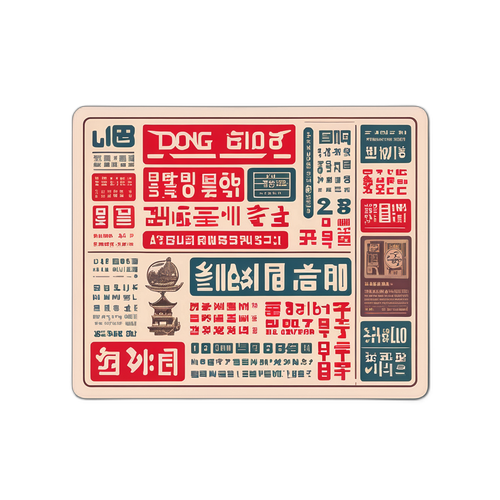 복고풍 디자인의 동아일보 역사적 헤드라인