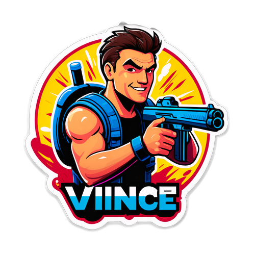 Stiker Tema Permainan Dinamis Vince Zampella